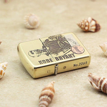 Zippo Premium Shine Bronze Chiseled Kobe Bryant Lakers Medallion - CC152
