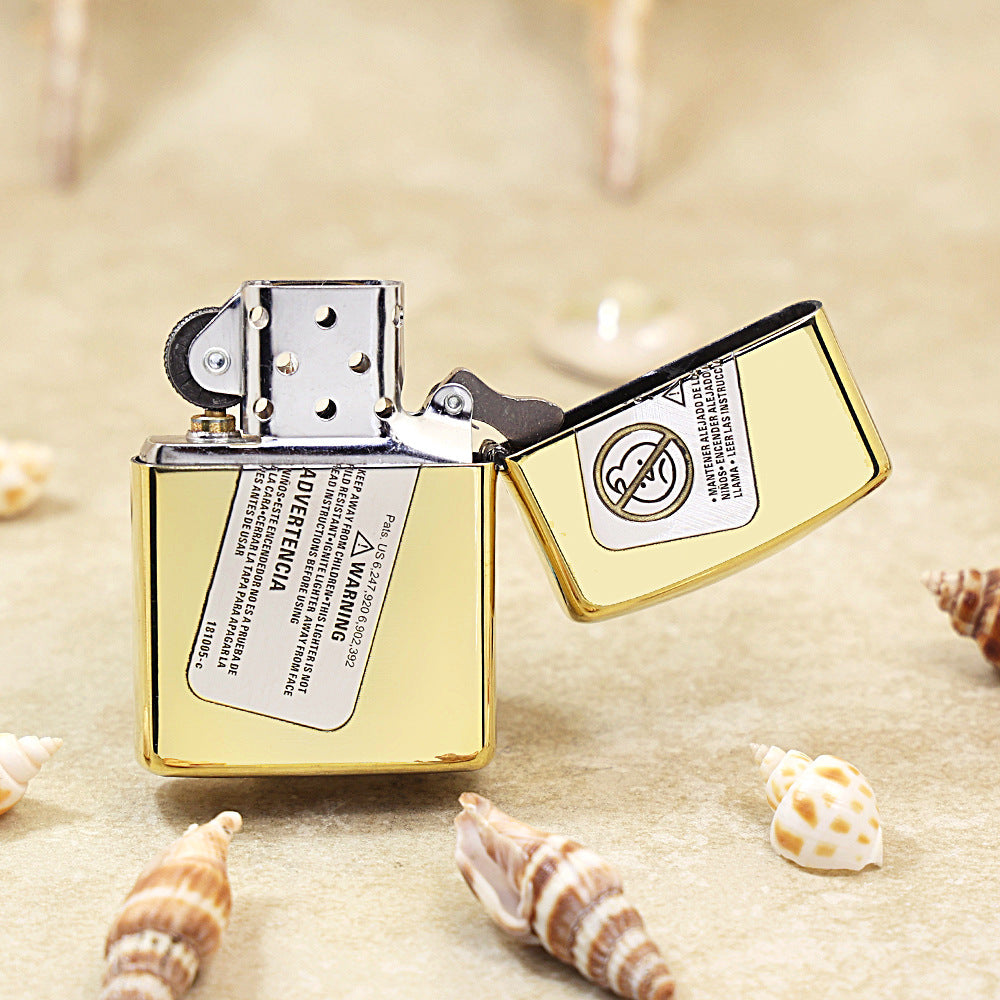 Zippo Premium Shine Bronze Chiseled Zippo Car and History - SC29