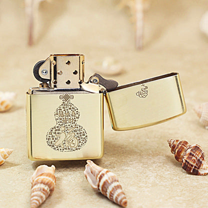 Zippo Premium Shine Bronze Five Blessings Descend - CC90