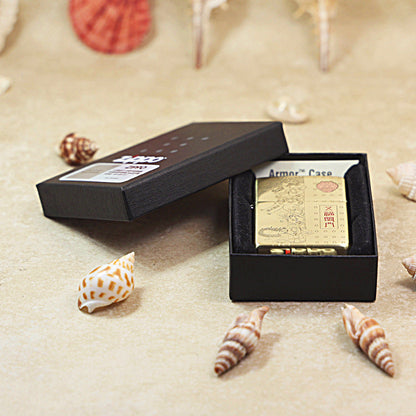 Zippo Premium Shine Bronze Five Blessings Descend - CC90