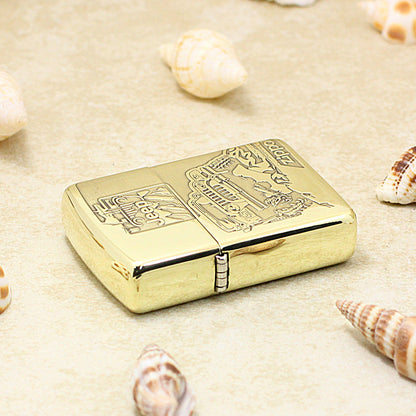 Zippo Premium Shine Bronze 'Off-Road Jeep Adventure' - CC37