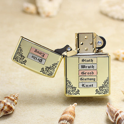 Zippo Premium Shine Bronze Seven Deadly Sins - CC96