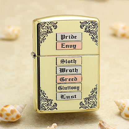 Zippo Premium Shine Bronze Seven Deadly Sins - CC96