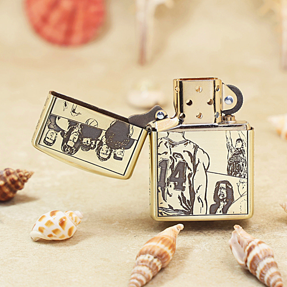 Zippo Premium Shine Bronze 'Slam Dunk Mitsui Hisashi' - CC40