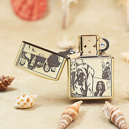 Zippo Premium Shine Bronze 'Slam Dunk Mitsui Hisashi' - CC40