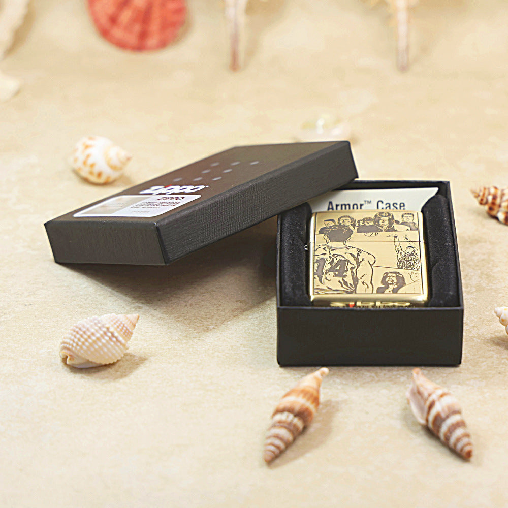 Zippo Premium Shine Bronze 'Slam Dunk Mitsui Hisashi' - CC40