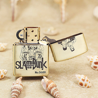 Zippo Premium Shine Bronze Slam Dunk Rukawa Kaede - CC91