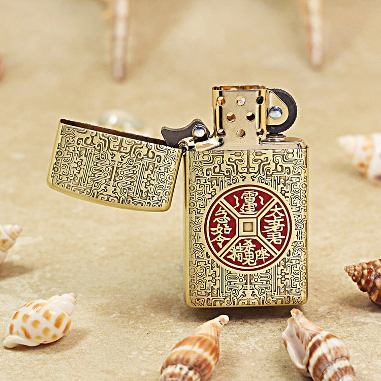 Zippo Premium Shine Bronze Thunder Talisman - CC78