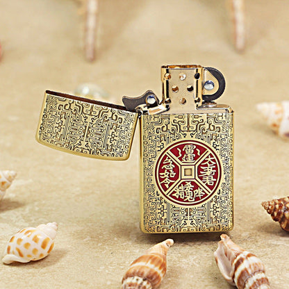 Zippo Premium Shine Bronze Thunder Talisman - CC78