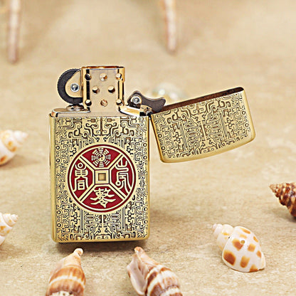 Zippo Premium Shine Bronze Thunder Talisman - CC78