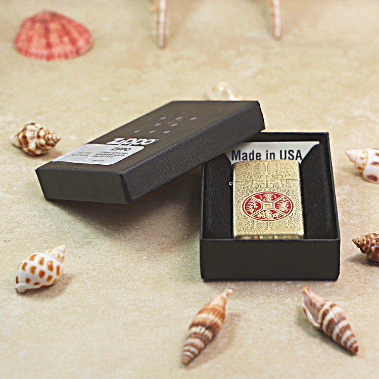 Zippo Premium Shine Bronze Thunder Talisman - CC78