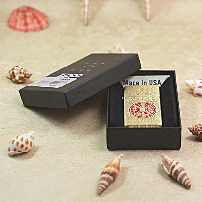Zippo Premium Shine Bronze Thunder Talisman - CC78