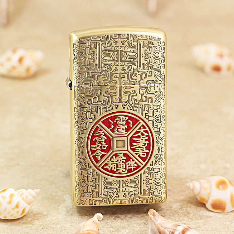 Zippo Premium Shine Bronze Thunder Talisman - CC78