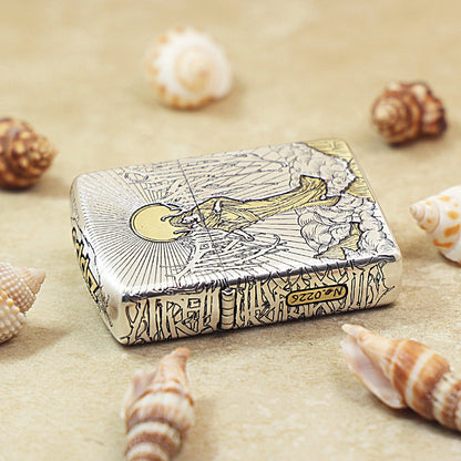 Zippo Premium Shine Steel 'Angel's Temptation' - DS136