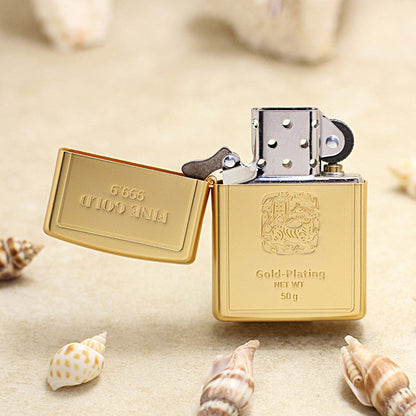 Zippo Premium Shine Gold 'Fine Gold Bar 999.9' - CC32