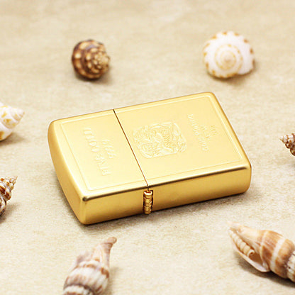 Zippo Premium Shine Gold 'Fine Gold Bar 999.9' - CC32