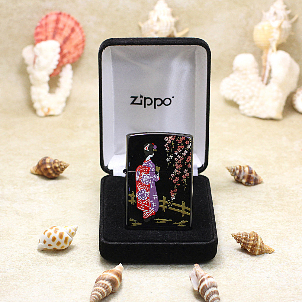 Zippo Maiko Geisha Lacquer Version - JP27