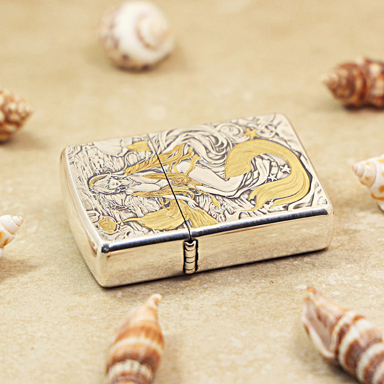 Zippo 'Mermaid Queen' Intricate Carve - DS109