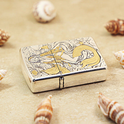 Zippo 'Mermaid Queen' Intricate Carve - DS109