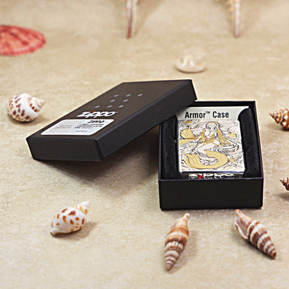 Zippo 'Mermaid Queen' Intricate Carve - DS109