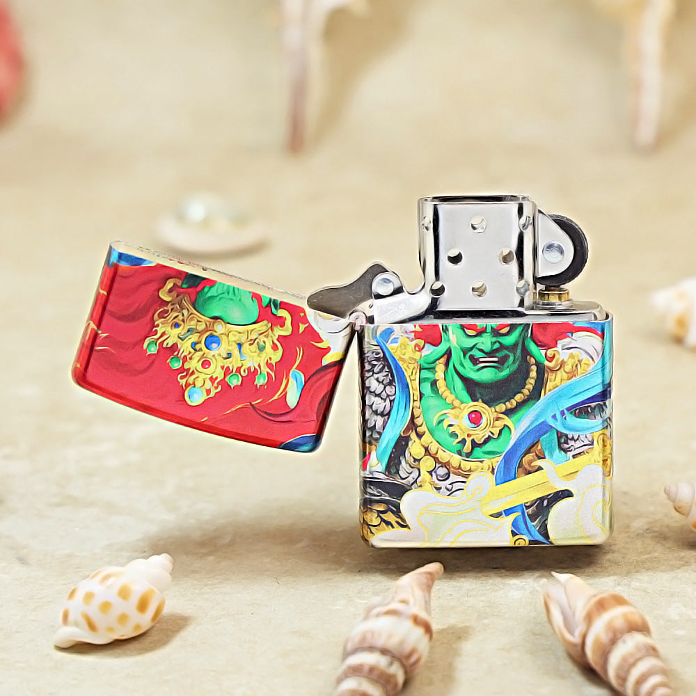 Zippo Multi-Hue Decorated Wrathful Acala Wisdom King - CS20