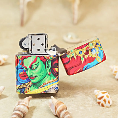 Zippo Multi-Hue Decorated Wrathful Acala Wisdom King - CS20