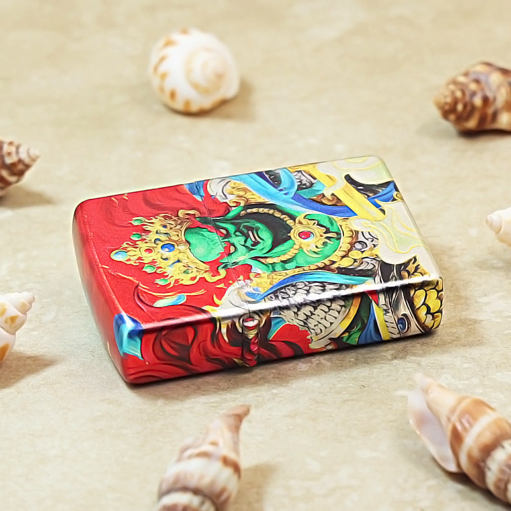 Zippo Multi-Hue Decorated Wrathful Acala Wisdom King - CS20