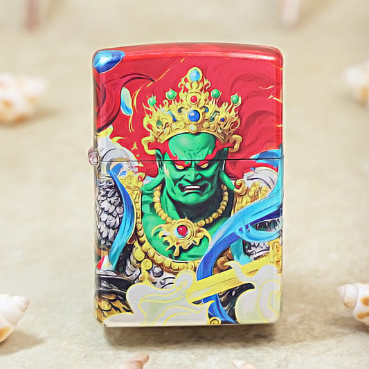 Zippo Multi-Hue Decorated Wrathful Acala Wisdom King - CS20