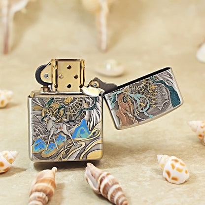 Zippo Nine-Colored Deer Animal Collection - 168-DS01