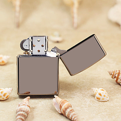 Zippo Ornate Crucifix Obsidian Ice - KR06