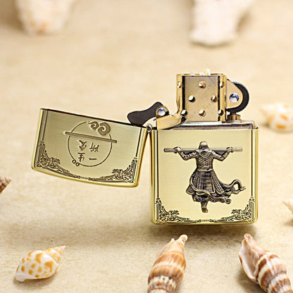 Zippo Polished Bronze A Life's True Love Sun Wukong Medallion - CC106