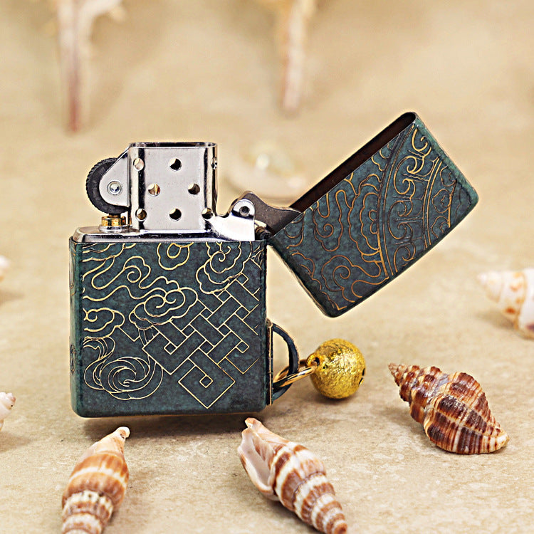 Zippo 'Qilin' Intricate Carve with Charm - DS113