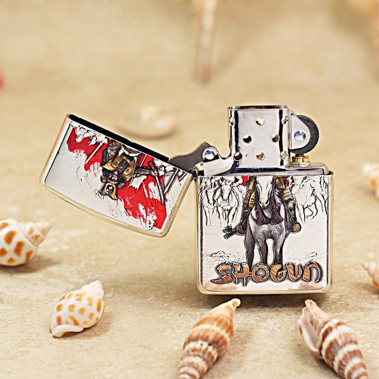 Zippo 'Shogun' Multi-Media Carving - Figure Collection - DS107