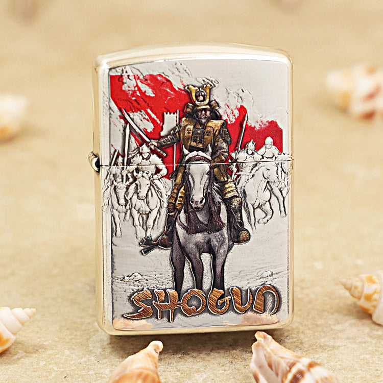 Zippo 'Shogun' Multi-Media Carving - Figure Collection - DS107