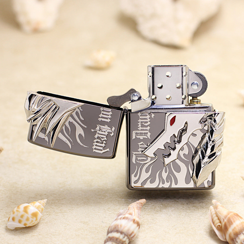 Zippo Argent Serpent Head Medallion - JP40