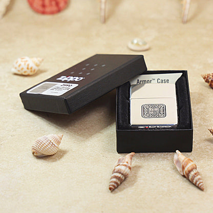 Zippo Argent-Layered 'Dragon and Phoenix Bring Prosperity' - DS139