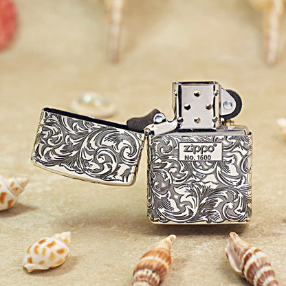 Zippo Argent Layered Grand Botanical Arabesque - 162-DS13