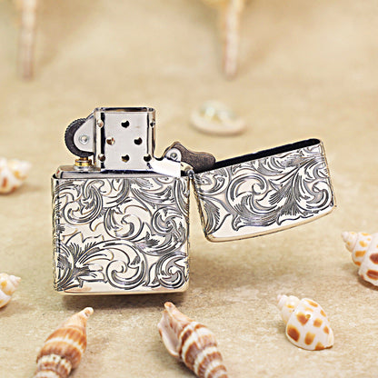 Zippo Argent Layered Grand Botanical Arabesque - 162-DS13
