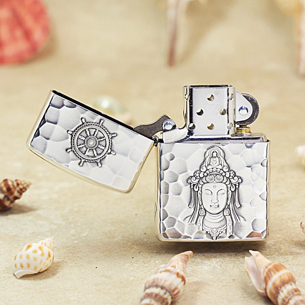 Zippo Argent-Layered 'Guanyin of Compassion' - 162-DS68