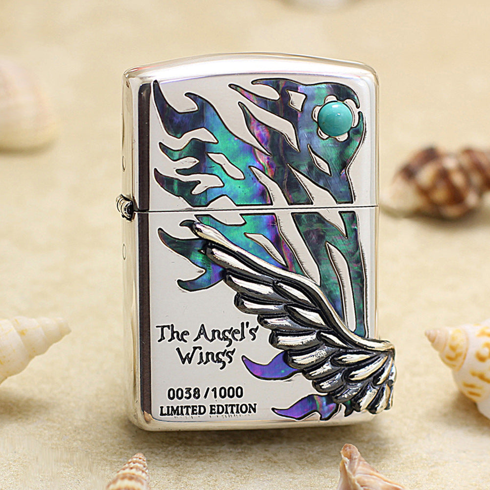 Zippo Argent-layered Case Angel Wings Limited Version - JP64