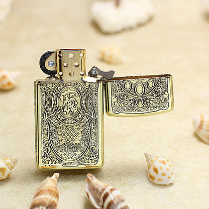 Zippo Slim Vintage Bronze Riches-Attracting Pi Xiu - CC50