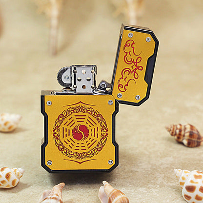 Zippo Slim Case Gold 'Energy Talisman' - Heavy-duty Case Version - DS126