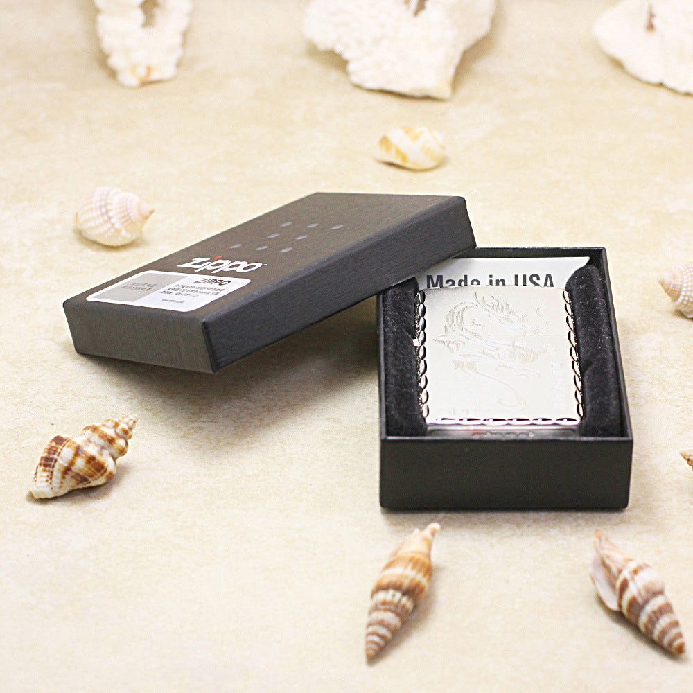 Zippo Premium Shine Steel Chiseled Serpent - DS152