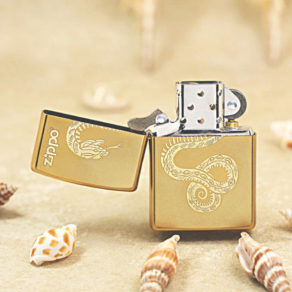 Zippo Snake Engraving - Animal Zodiac Collection - DS105