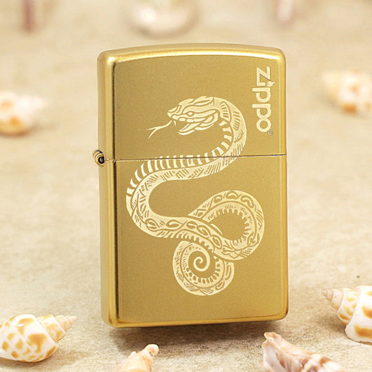 Zippo Snake Engraving - Animal Zodiac Collection - DS105