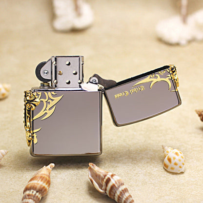 Zippo Tribal Crucifix Obsidian Ice - KR03