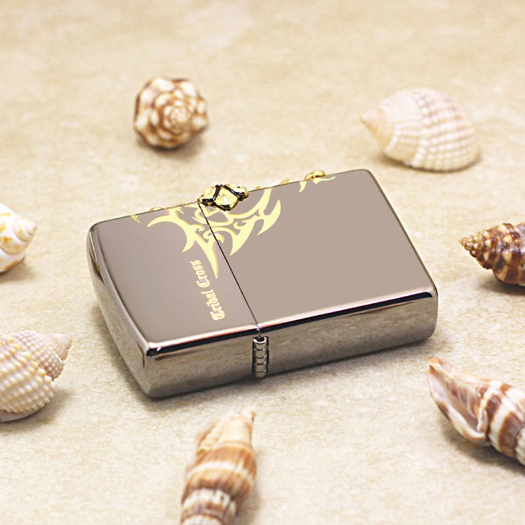 Zippo Tribal Crucifix Obsidian Ice - KR03