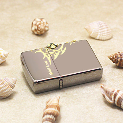 Zippo Tribal Crucifix Obsidian Ice - KR03