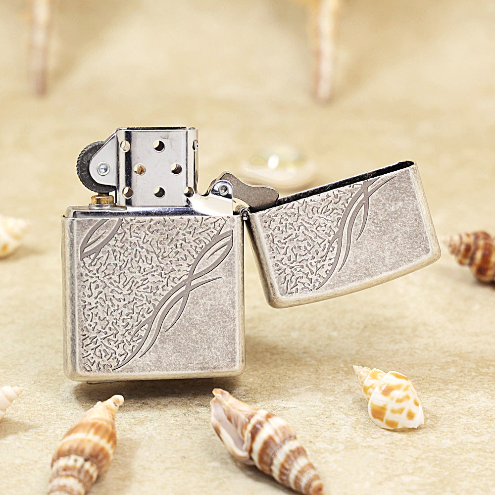 Zippo Tribal Logo Vintage Argent - KR09