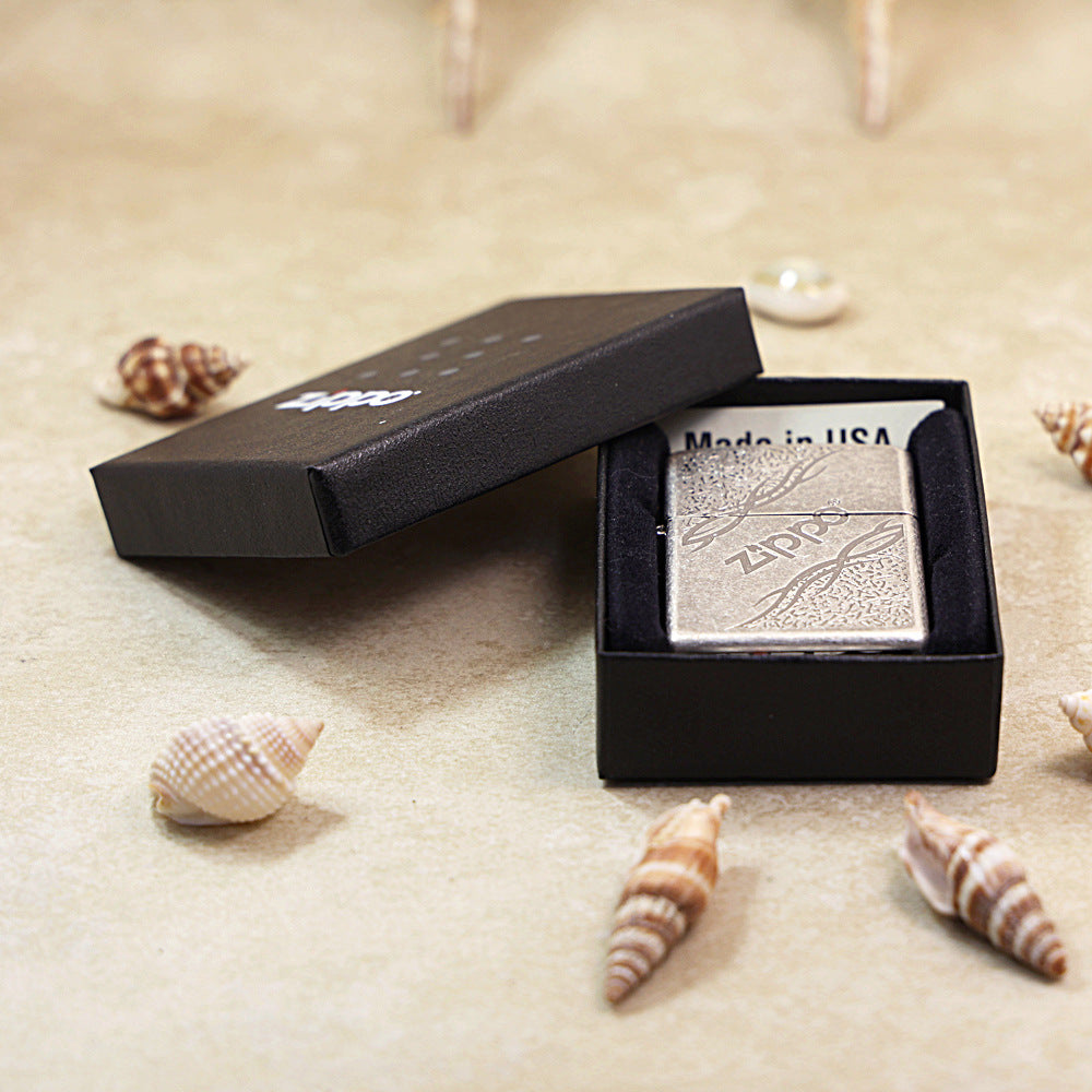Zippo Tribal Logo Vintage Argent - KR09